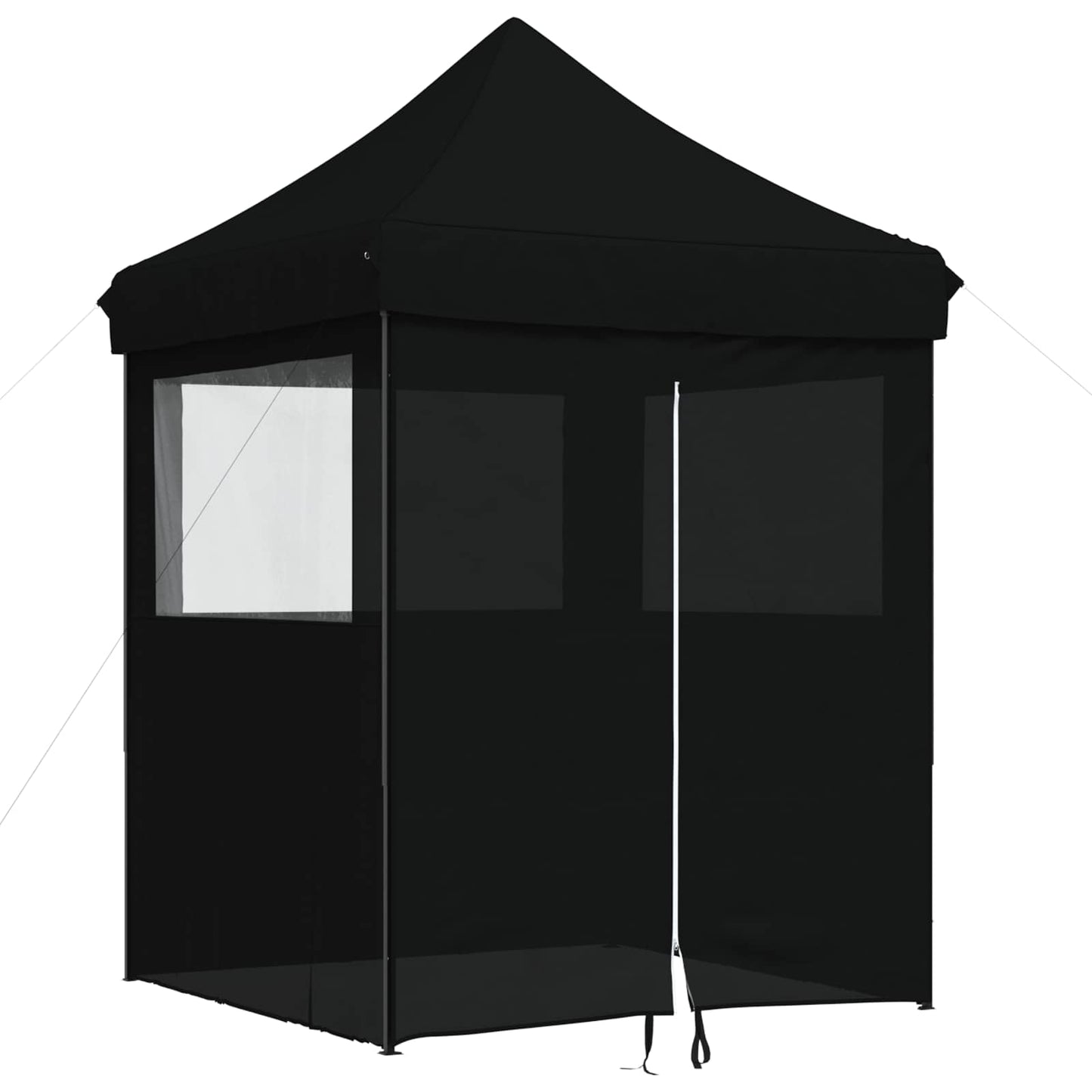 Tenda Party Nero 200 x 200 x 306 cm Tessuto Oxford | homemem39