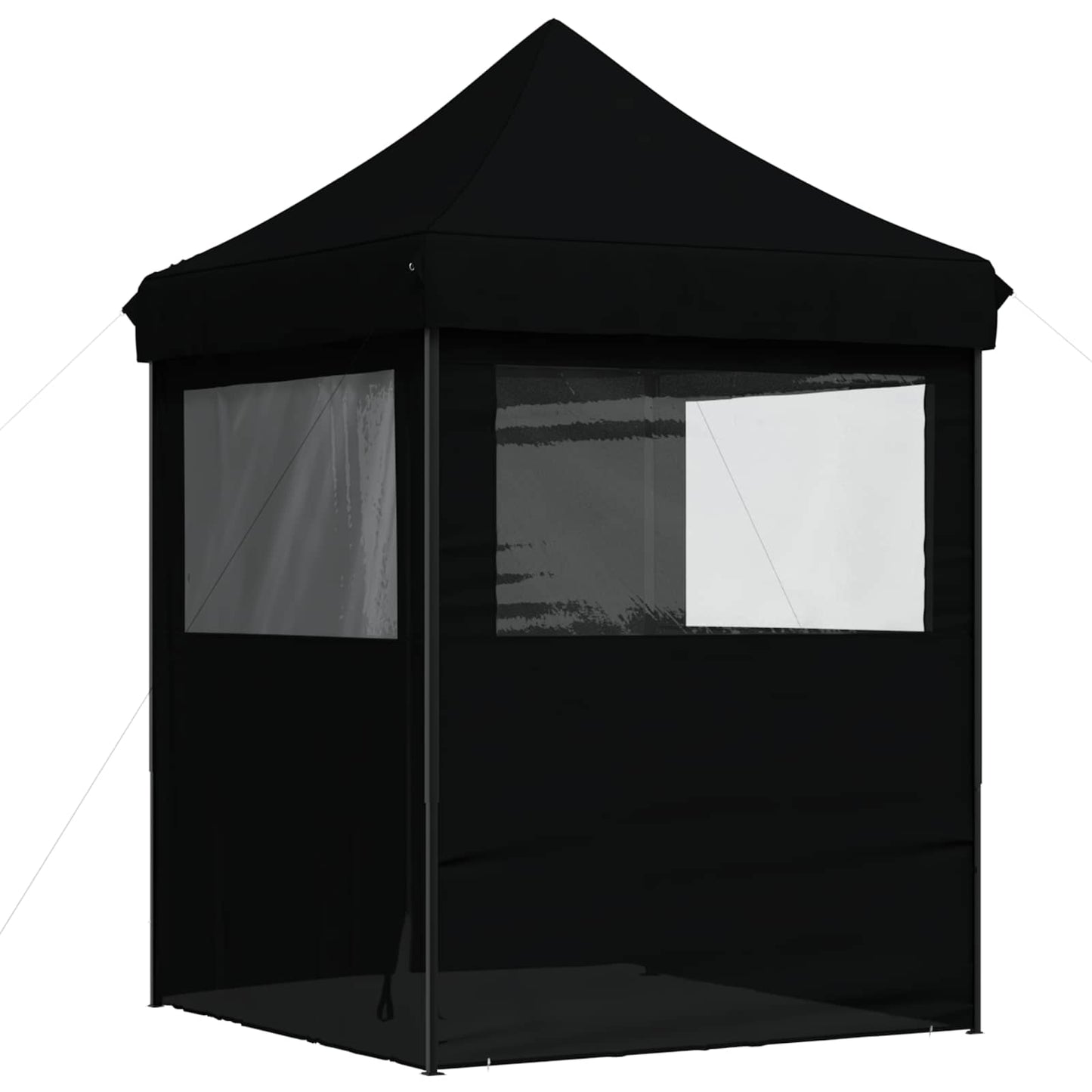 Tenda Party Nero 200 x 200 x 306 cm Tessuto Oxford | homemem39