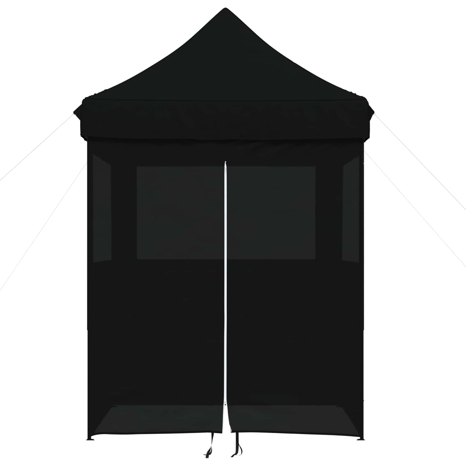 Tenda Party Nero 200 x 200 x 306 cm Tessuto Oxford | homemem39