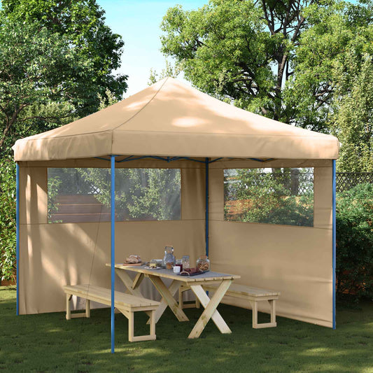 Tenda Party Beige 292 x 292 x 315 cm Tessuto Oxford | homemem39