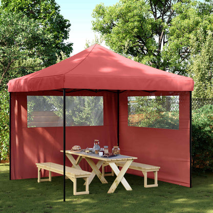 Tenda Party Borgogna 292 x 292 x 315 cm Tessuto Oxford