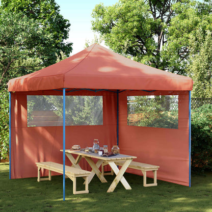 Tenda Party Terracotta 292 x 292 x 315 cm Tessuto Oxford