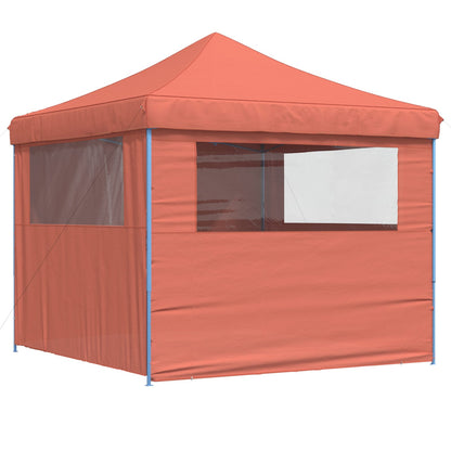 Tenda Party 292 x 292 x 315 cm Terracotta Tessuto Oxford | homemem39