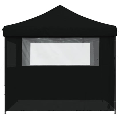Tenda Party Nero 292 x 292 x 315 cm Tessuto Oxford
