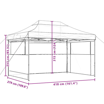 Tenda Party Verde 279 x 410 x 315 cm Tessuto Oxford
