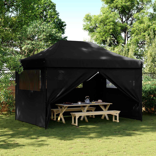 Tenda Party Nero 279 x 410 x 315 cm Tessuto Oxford