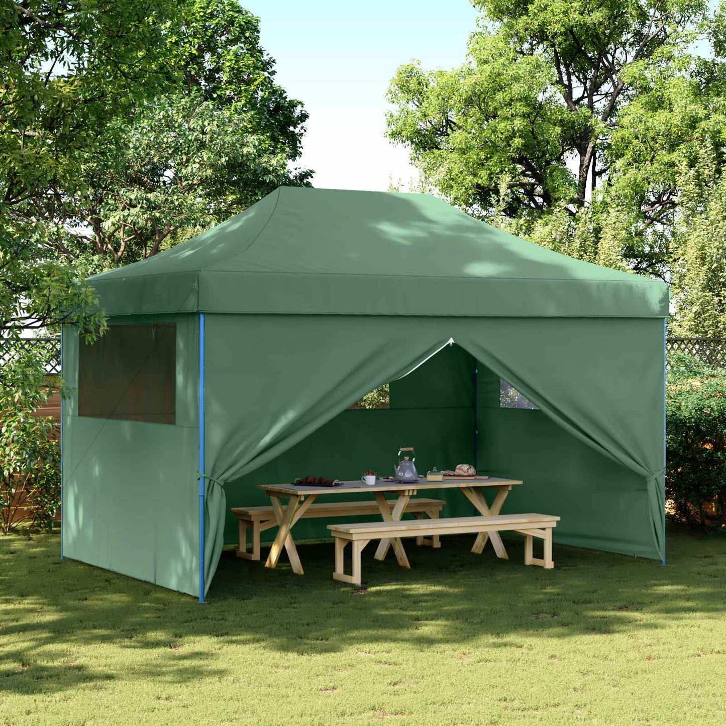 Tenda Party Verde 292 x 440 x 315 cm Tessuto Oxford