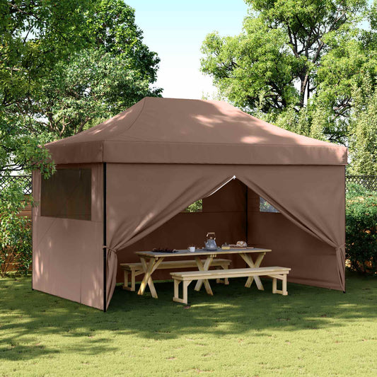 Tenda Party Marrone 292 x 440 x 315 cm Tessuto Oxford