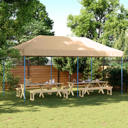 Tenda Party Beige 292 x 580 x 315 cm Tessuto Oxford