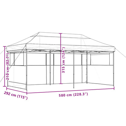 Tenda Party Beige 292 x 580 x 315 cm Tessuto Oxford