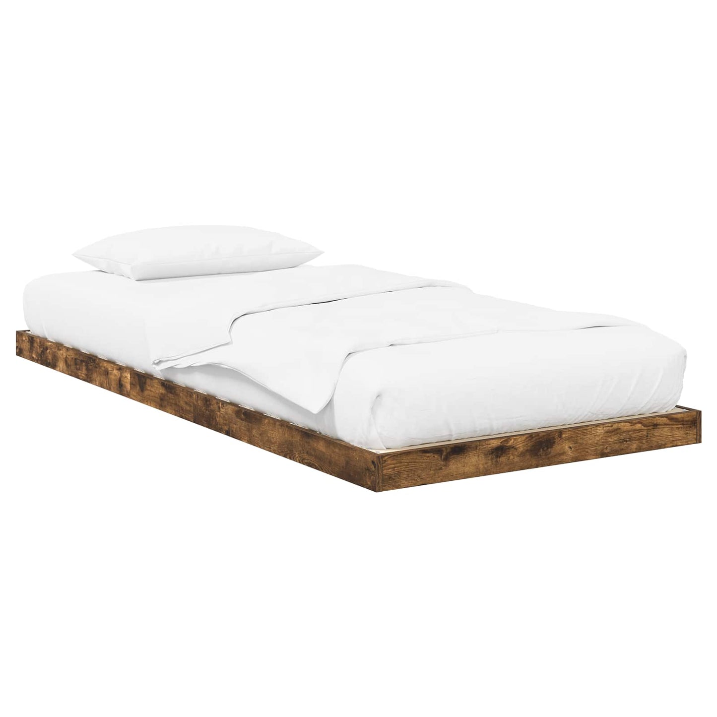 Struttura letto a terra Rovere fumé 75 x 190 cm | homemem39