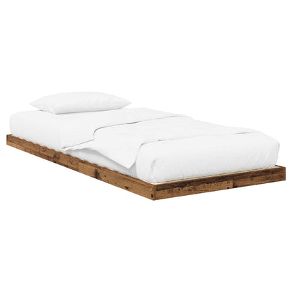 Struttura letto a terra Legno vecchio 75 x 190 cm | homemem39
