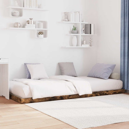 Struttura letto a terra Rovere fumé 90 x 190 cm | homemem39