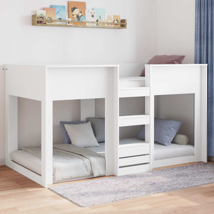 Struttura letto a terra Bianco 80 x 200 cm Legno multistrato | homemem39