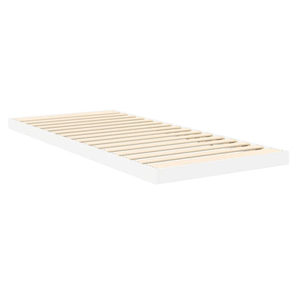Struttura letto a terra Bianco 80 x 200 cm Legno multistrato | homemem39