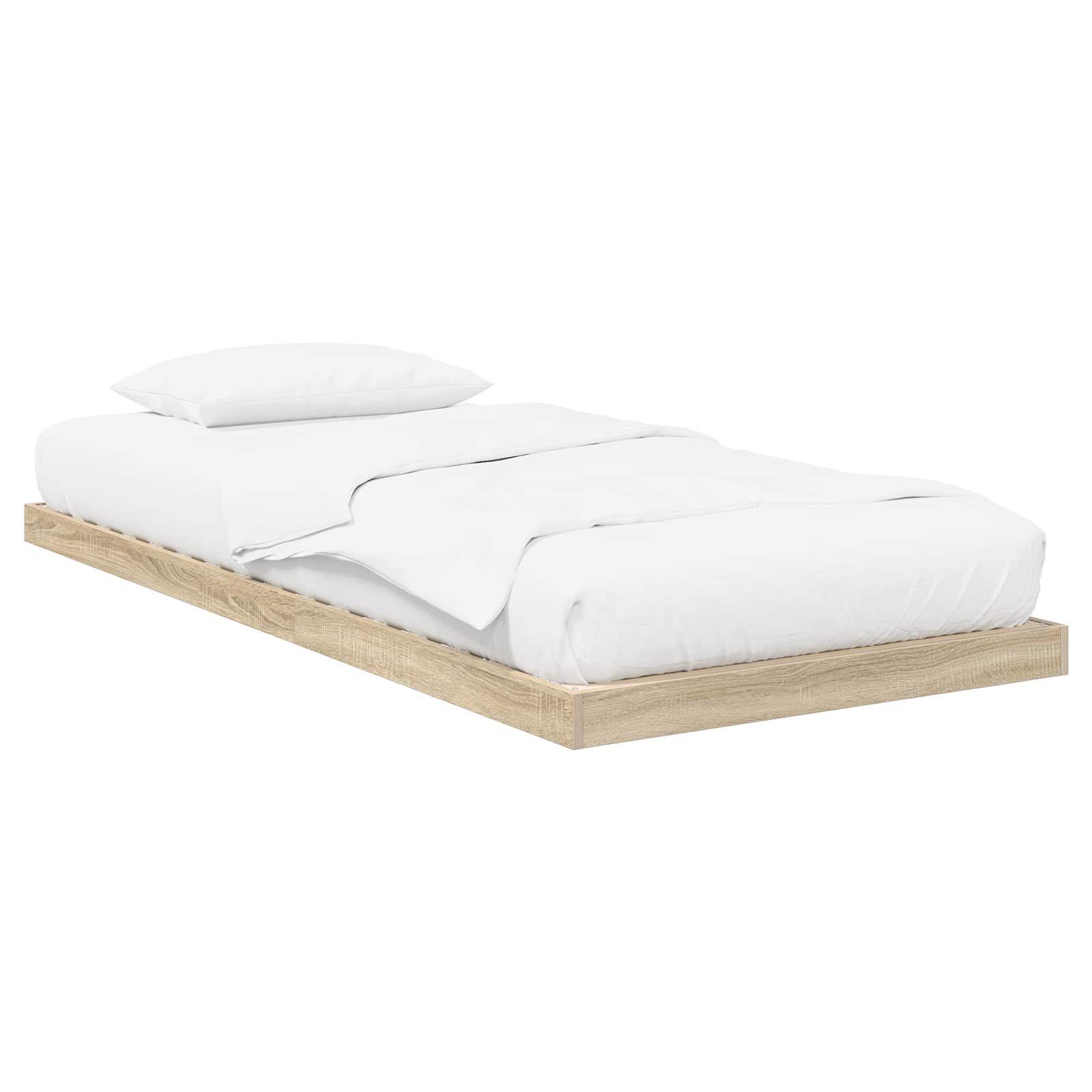 Struttura letto a terra Sonoma 80 x 200 cm Legno multistrato | homemem39