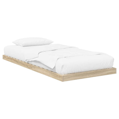 Struttura letto a terra Sonoma 80 x 200 cm Legno multistrato | homemem39