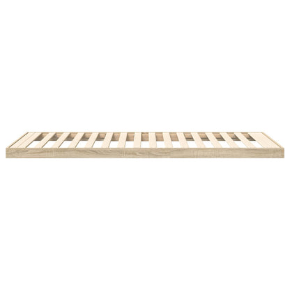 Struttura letto a terra Sonoma 80 x 200 cm Legno multistrato | homemem39