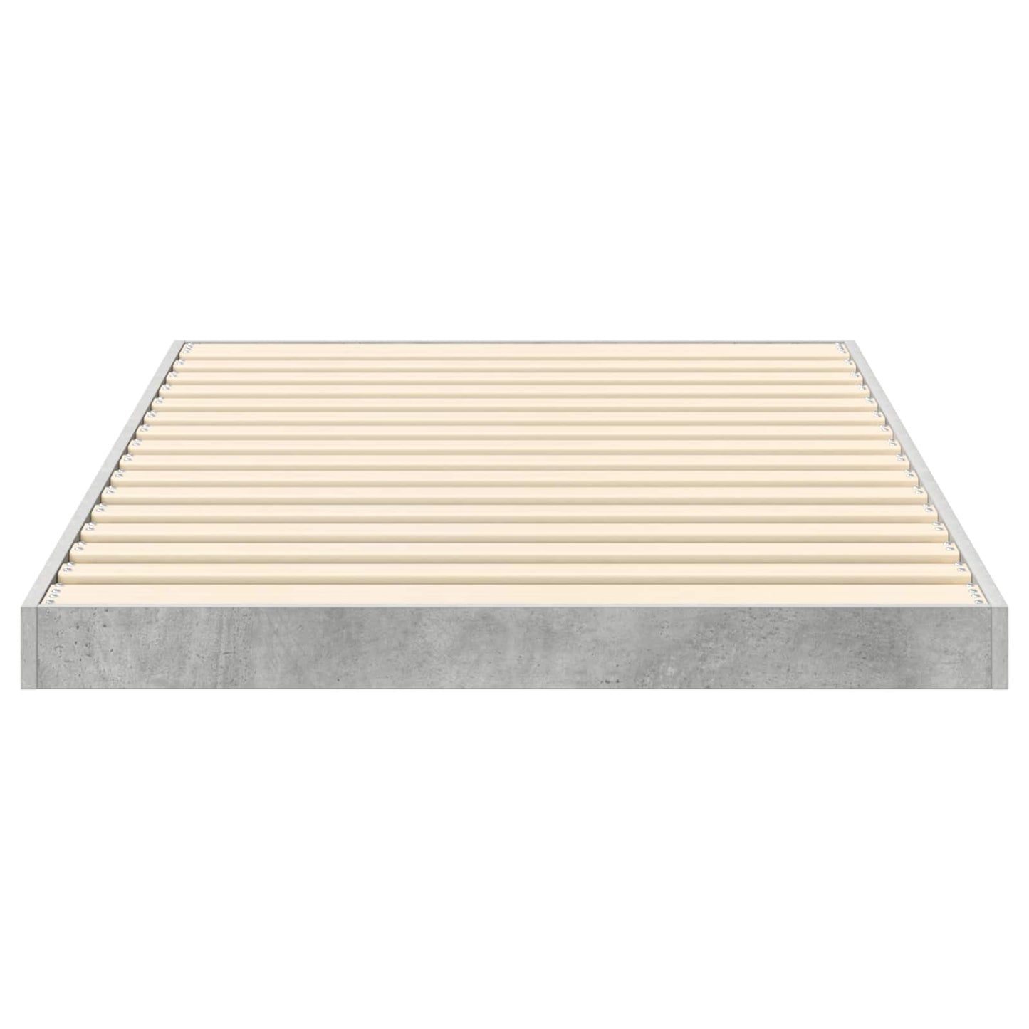 Struttura letto a terra Grigio cemento 80 x 200 cm | homemem39