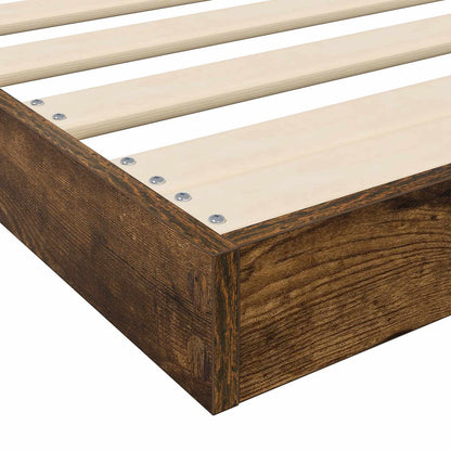 Struttura letto a terra Rovere fumé 80 x 200 cm | homemem39