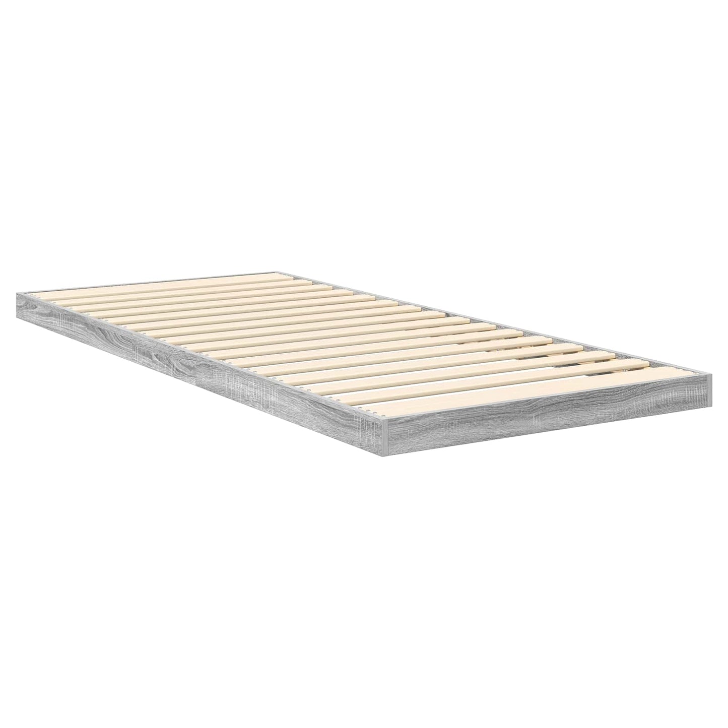 Struttura letto a terra Grigio Sonoma 80 x 200 cm | homemem39