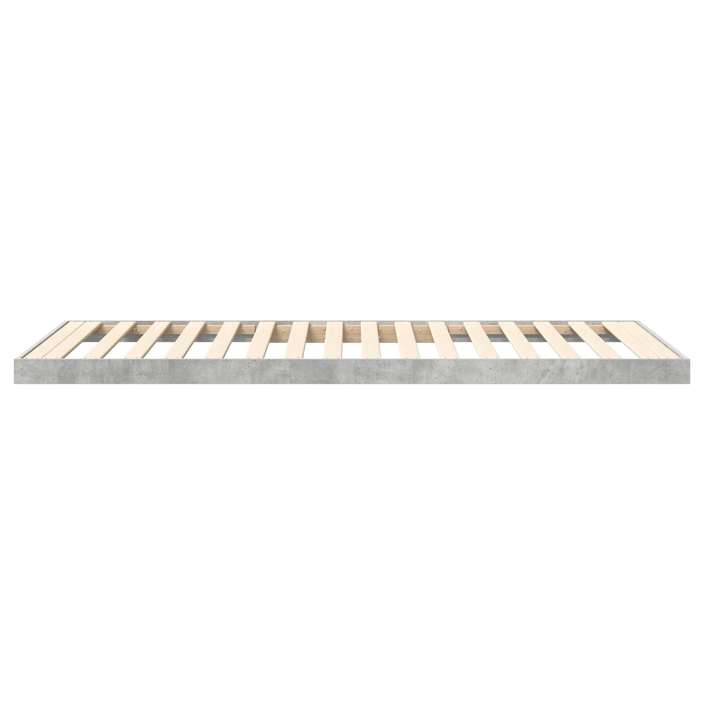 Struttura letto a terra Grigio cemento 90 x 200 cm | homemem39