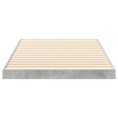 Struttura letto a terra Grigio cemento 100 x 200 cm | homemem39
