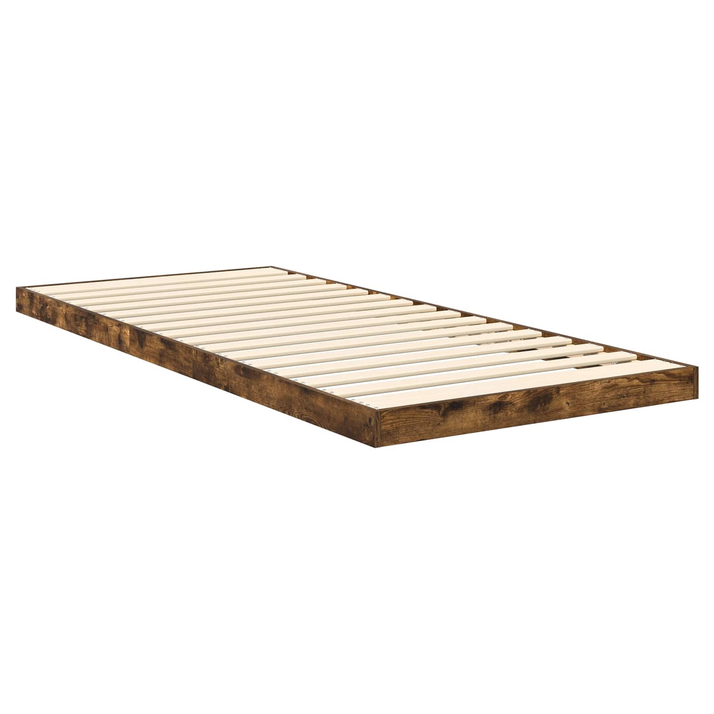 Struttura letto a terra Rovere fumé 100 x 200 cm | homemem39