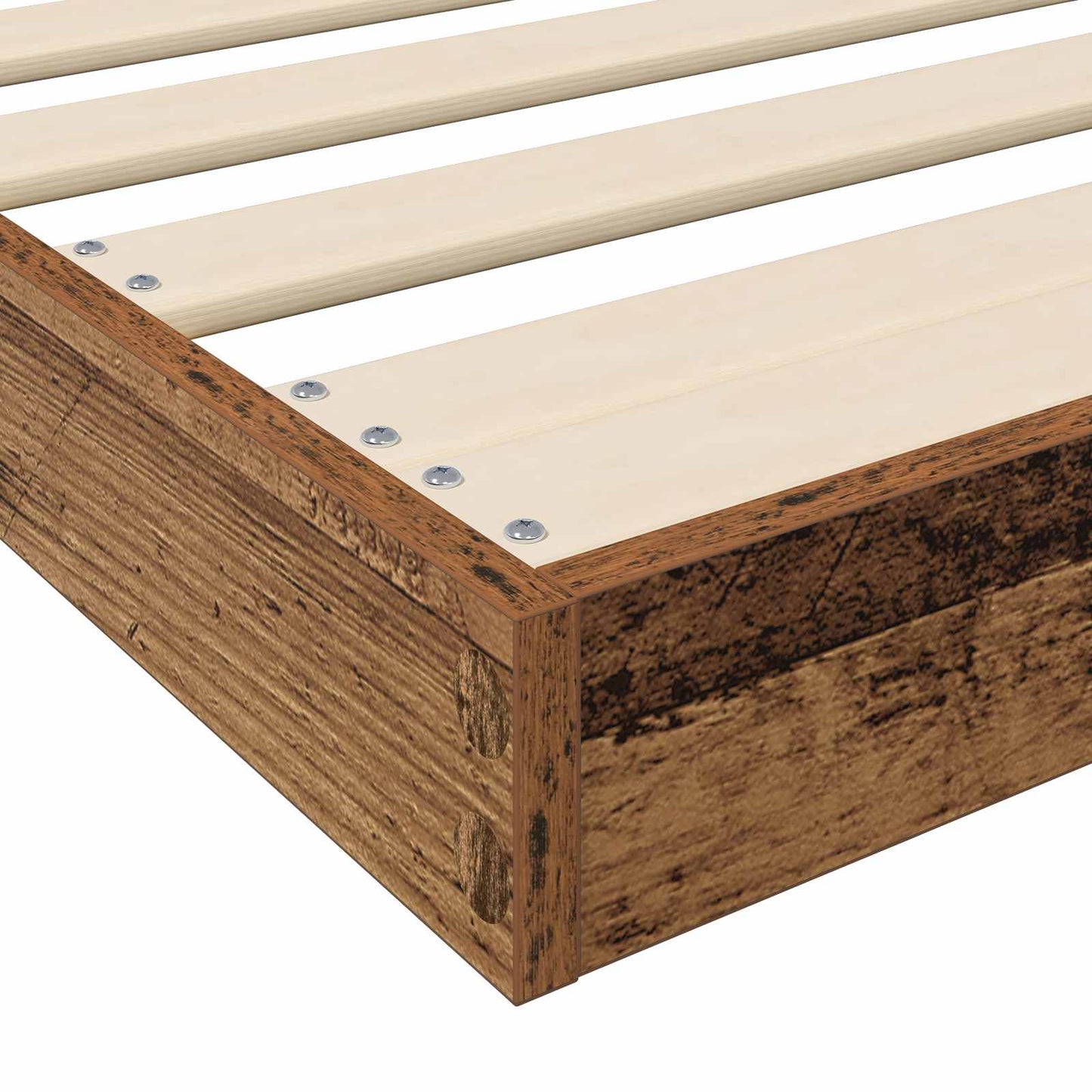 Struttura letto a terra Legno vecchio 100 x 200 cm | homemem39