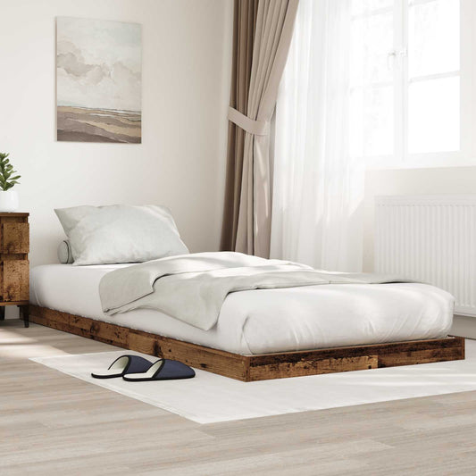 Struttura letto a terra Legno vecchio 100 x 200 cm | homemem39