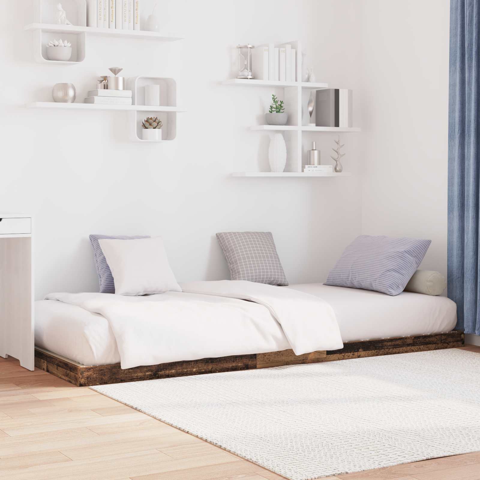 Struttura letto a terra Legno vecchio 100 x 200 cm | homemem39