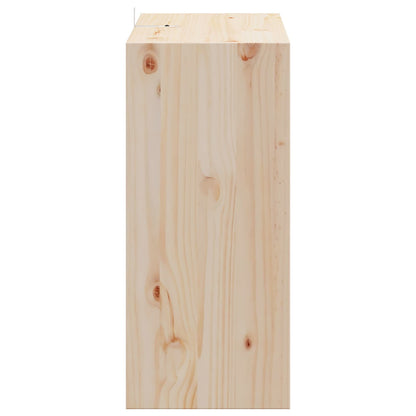 Portabottiglie 2 pcs Naturale 56 x 25 x 56 cm Pino massello