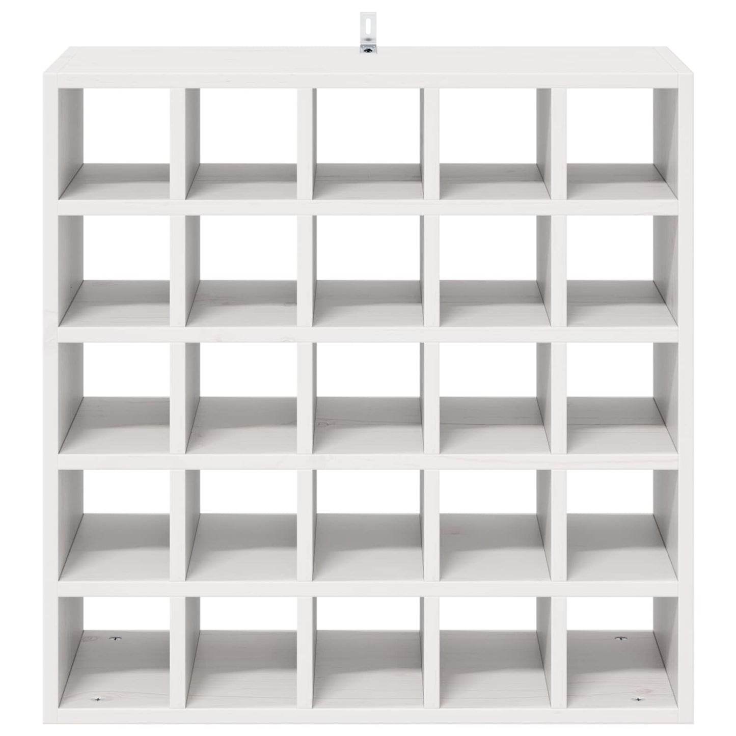 Portabottiglie 2 pcs Bianco 56 x 25 x 56 cm Pino massello