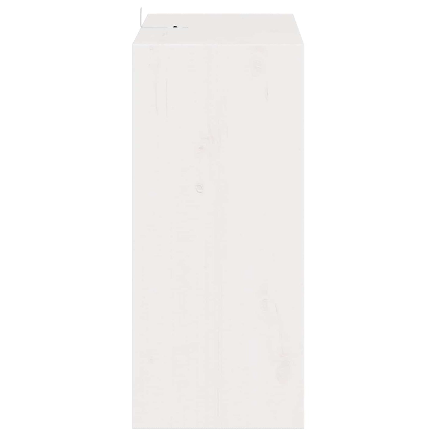 Portabottiglie 2 pcs Bianco 56 x 25 x 56 cm Pino massello