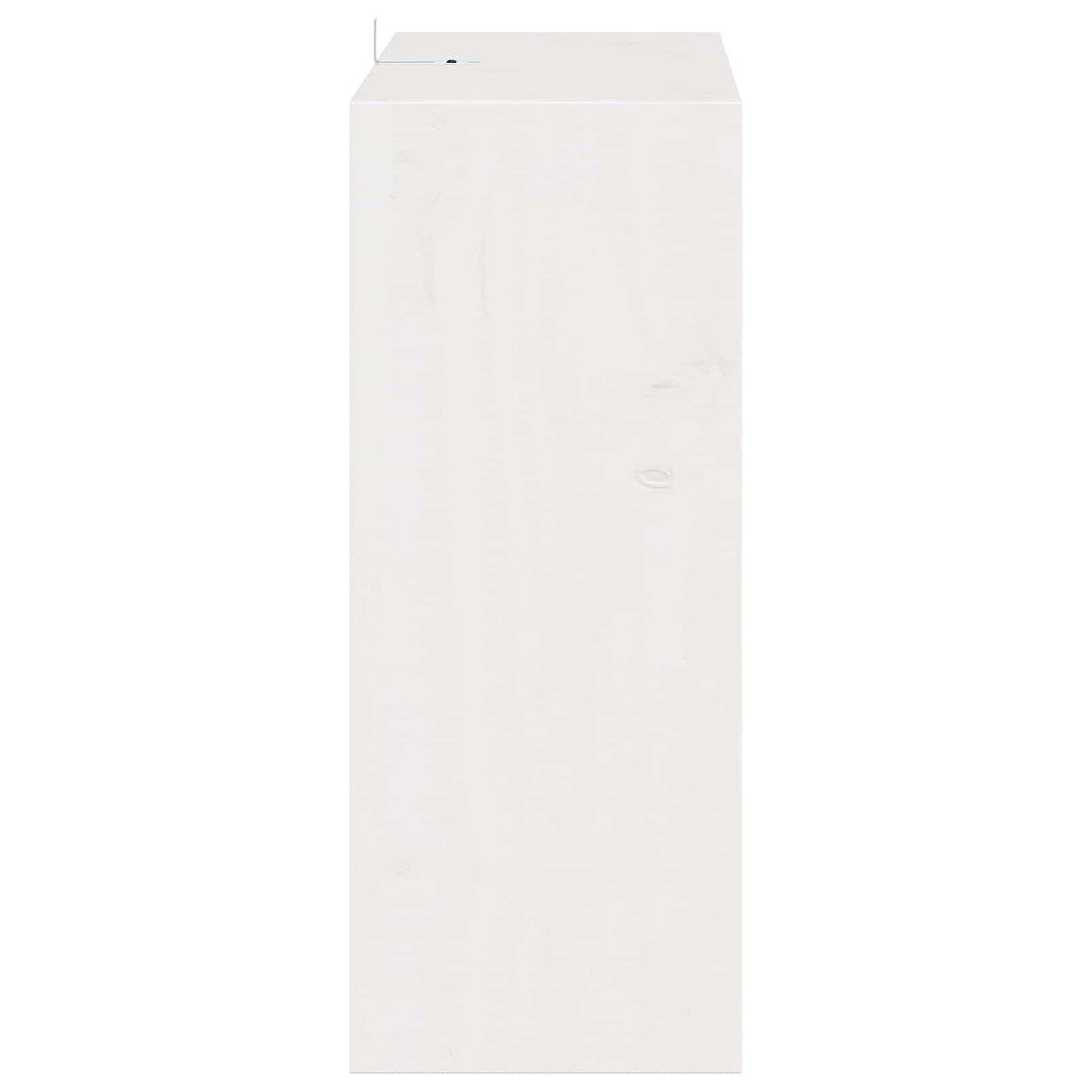 Portabottiglie 2 pcs Bianco 62 x 25 x 62 cm Pino massello