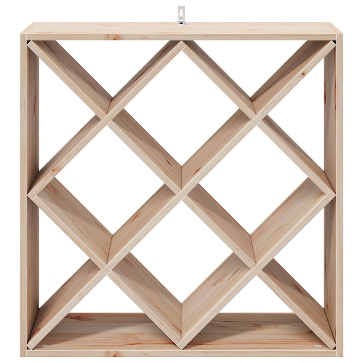 Portabottiglie 2 pcs Naturale 62 x 25 x 62 cm Pino massello