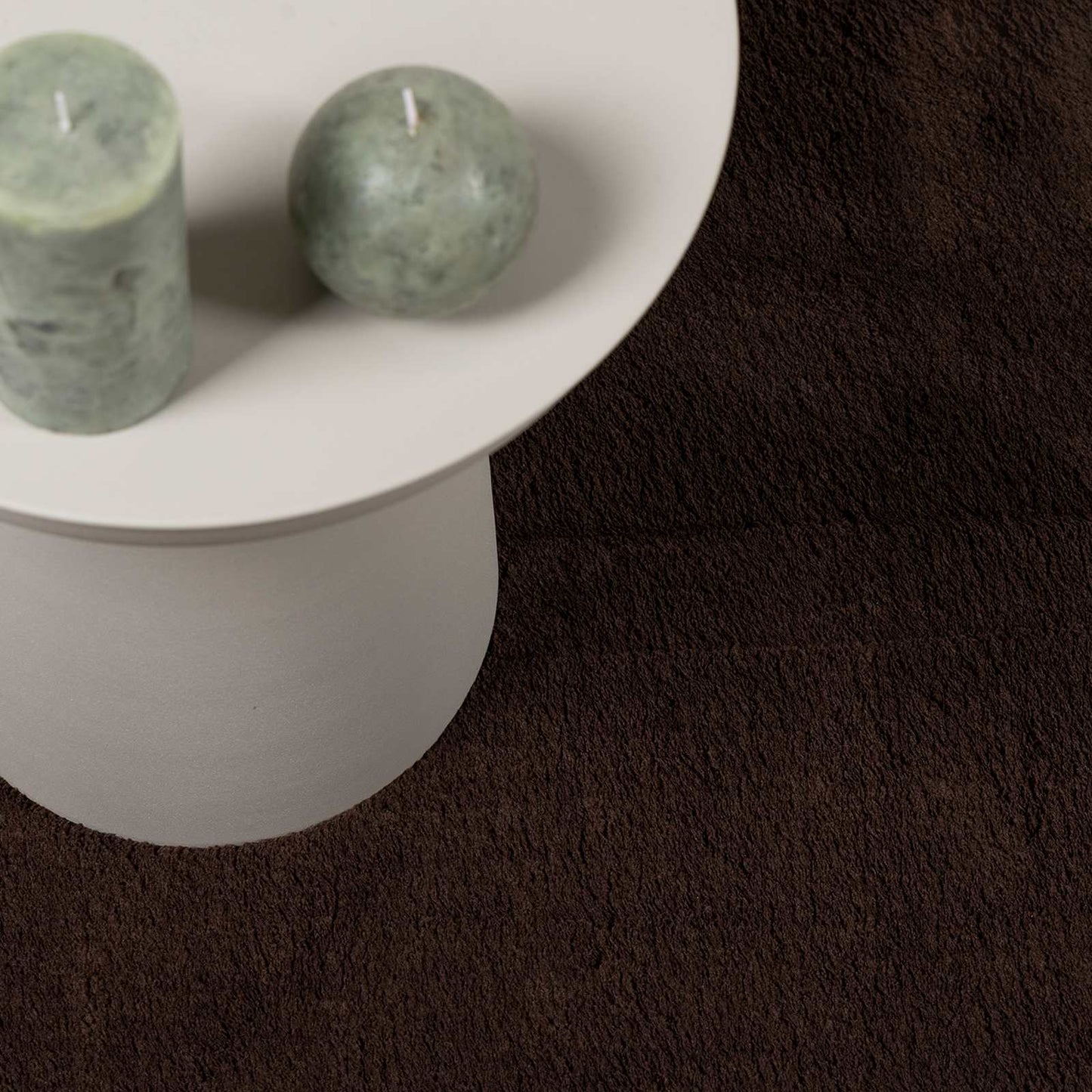 Tappeto a pelo medio, morbido e lavabile HUARTE Marrone | homemem39