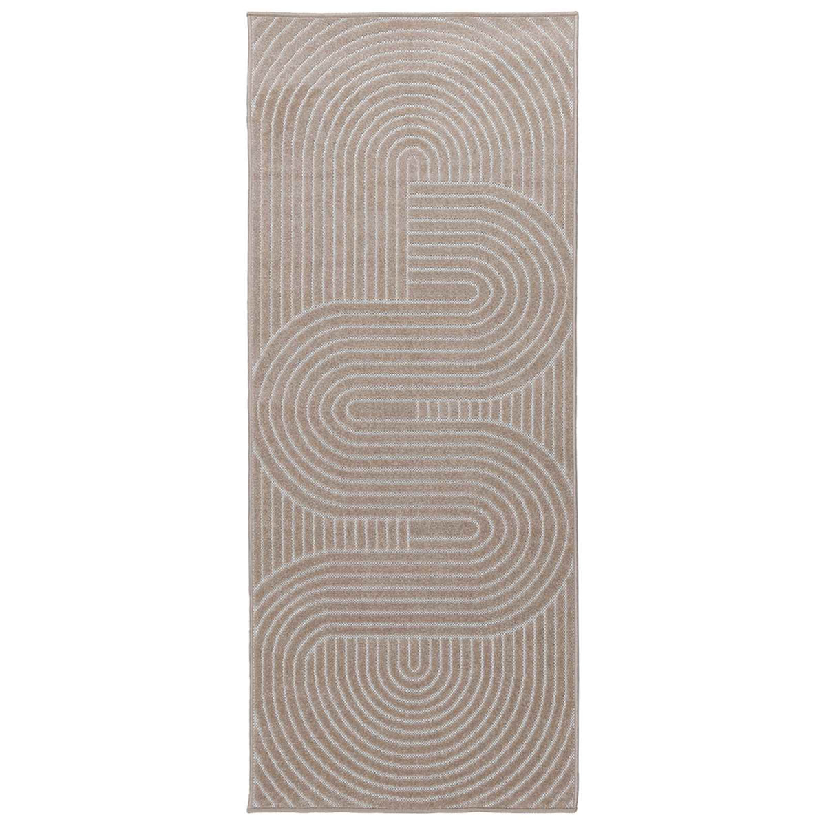 Tappeto per uso interno ed esterno PALMERAS Beige 80 x 150 cm