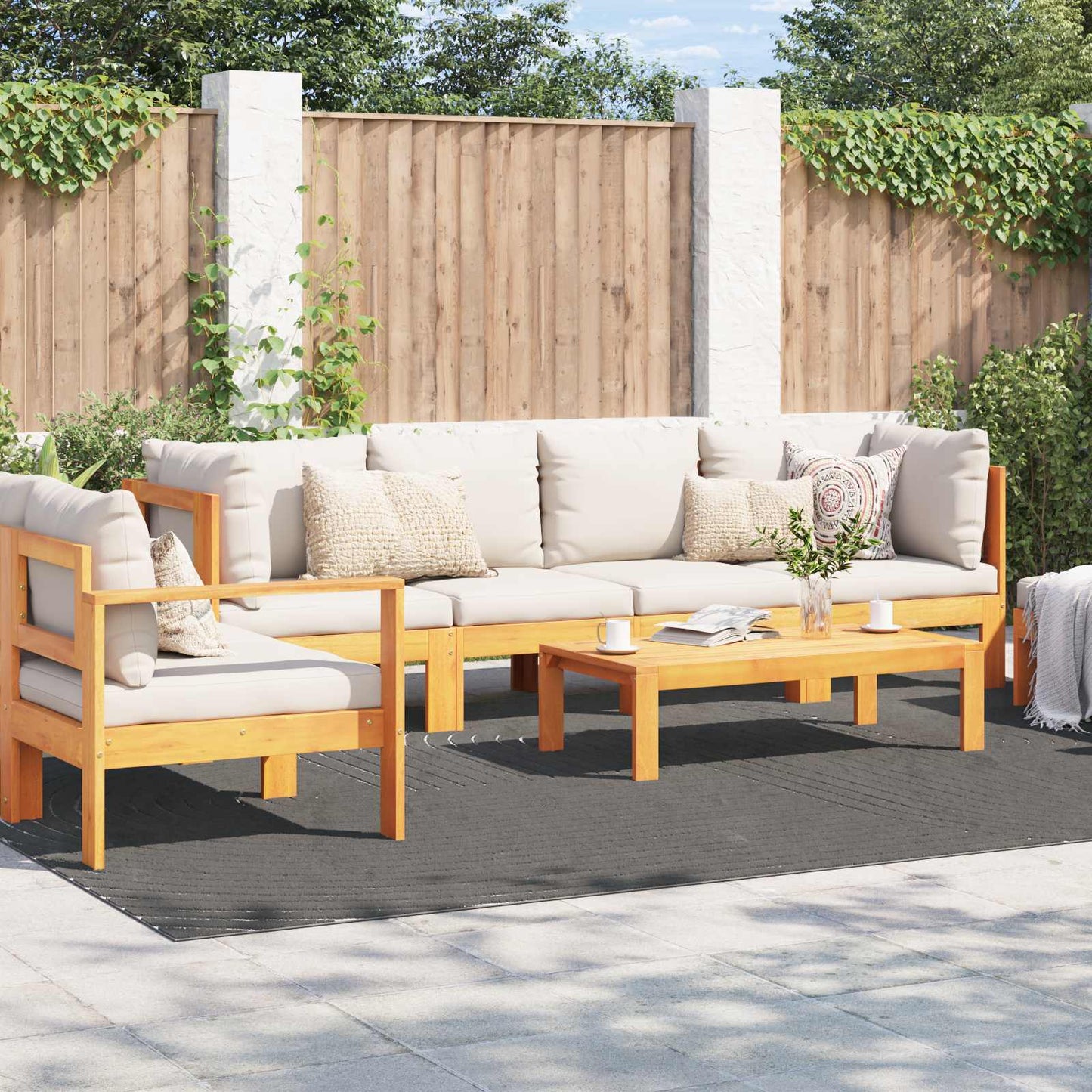 Tappeti per area PALMERAS Antracite 340 x 240 cm Poliestere | homemem39