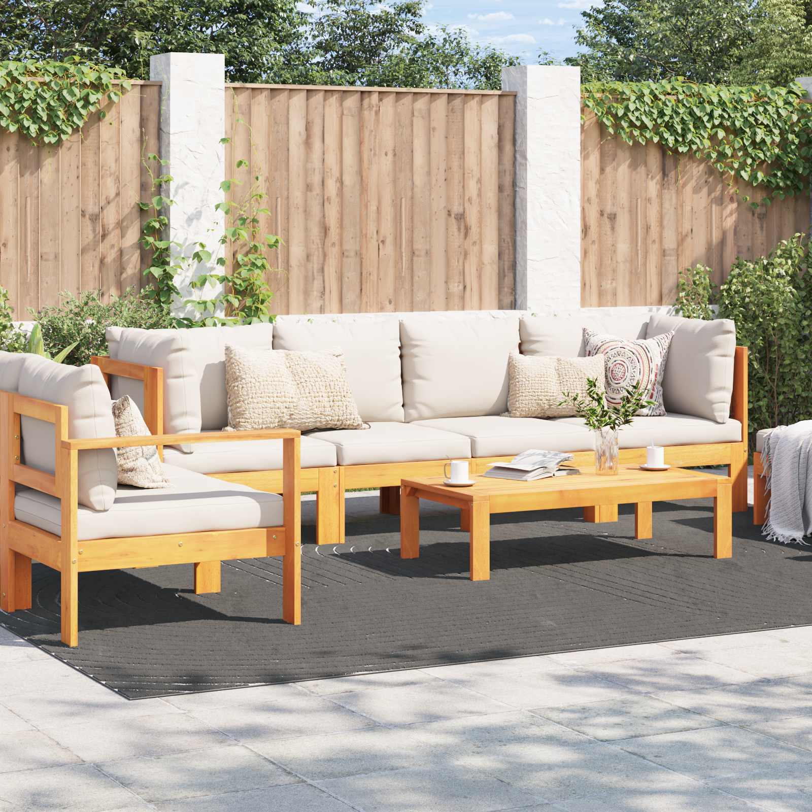 Tappeti per area PALMERAS Antracite 340 x 240 cm Poliestere | homemem39