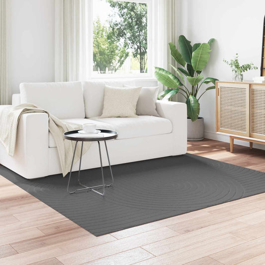 Tappeti per area PALMERAS Antracite 120 x 120 cm Poliestere | homemem39