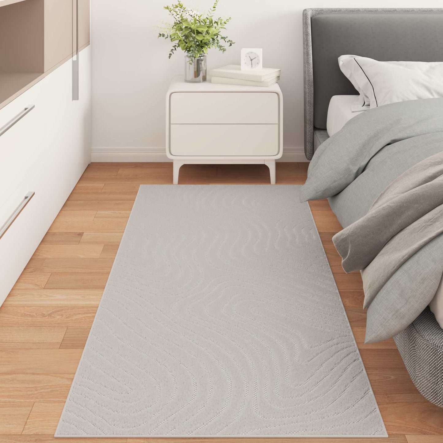 Tappeti per area PALMERAS Crema 200 x 80 cm Poliestere | homemem39