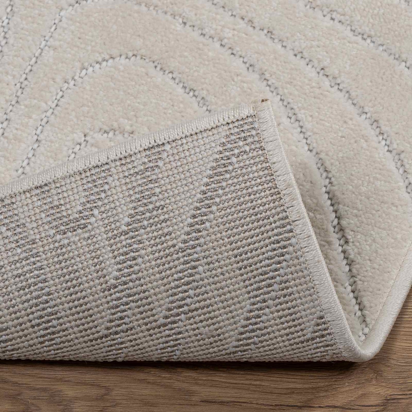 Tappeti per area PALMERAS Crema 170 x 120 cm Poliestere | homemem39