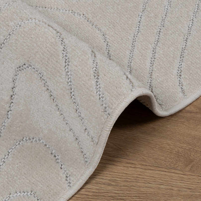 Tappeti per area Quadrato PALMERAS Crema 200 x 200 cm | homemem39