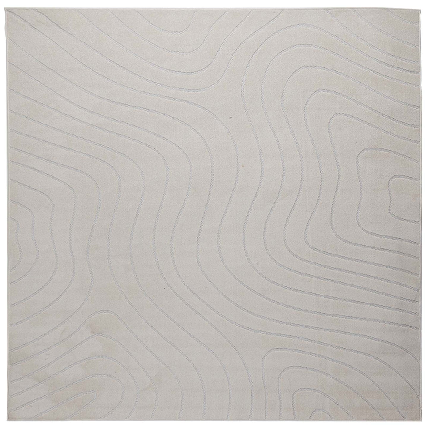 Tappeti per area Quadrato PALMERAS Crema 240 x 240 cm | homemem39