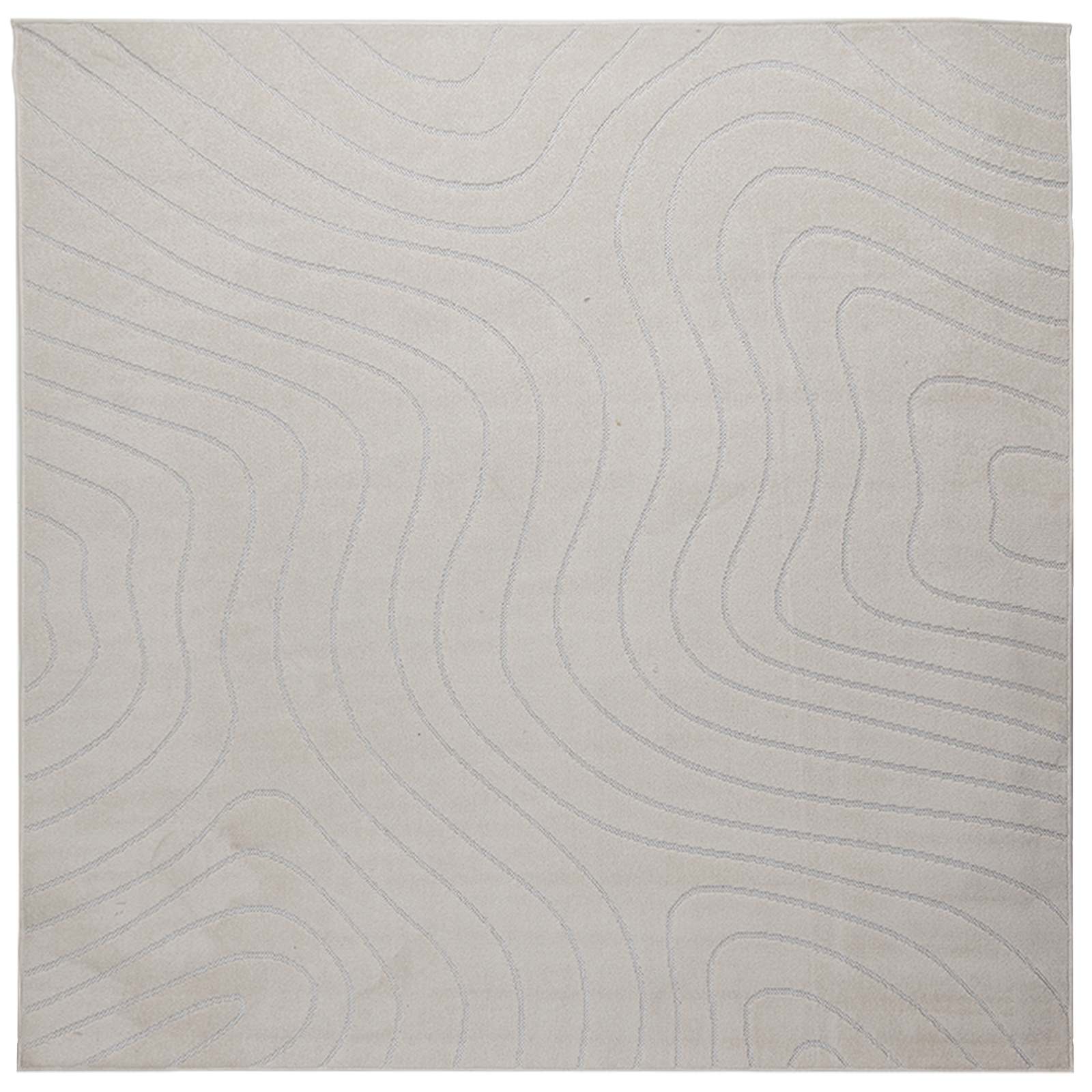 Tappeti per area Quadrato PALMERAS Crema 240 x 240 cm | homemem39
