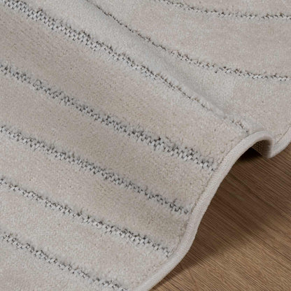 Tappeti per area Rotondo PALMERAS Crema Ø 200 CM Poliestere