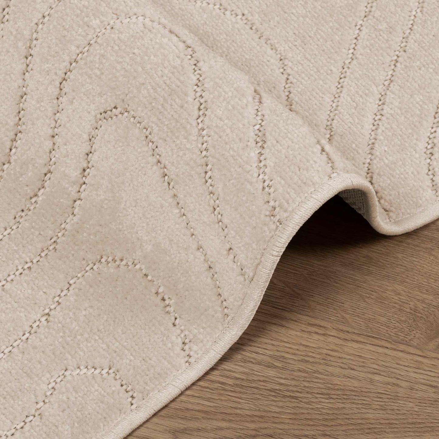 Tappeti per area PALMERAS Beige 140 x 200 cm Poliestere | homemem39