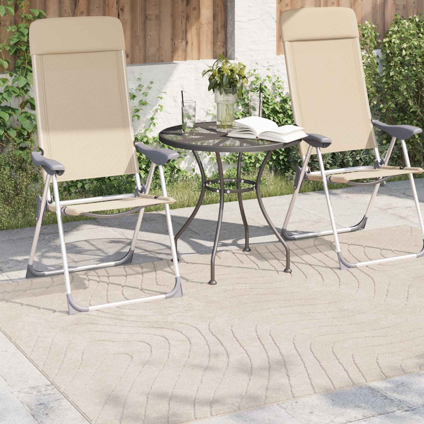 Tappeti per area PALMERAS Beige 140 x 200 cm Poliestere | homemem39