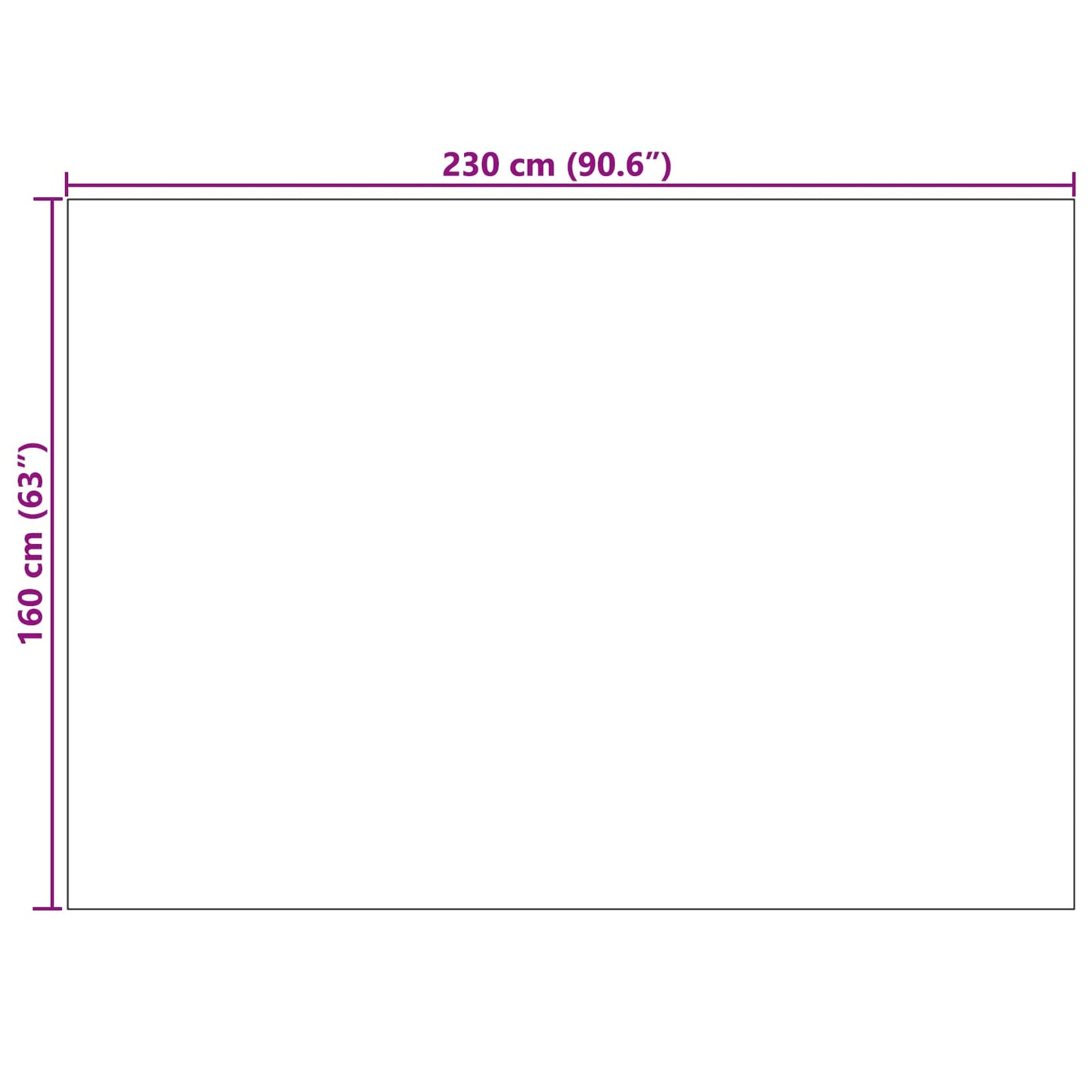 Tappeti per area PALMERAS Beige 160 x 230 cm Poliestere | homemem39